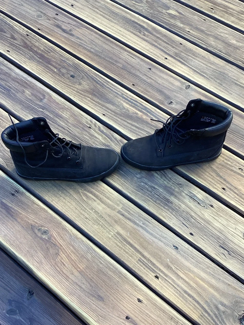 Timberland Men's Black High-Top Lace-Up Boots